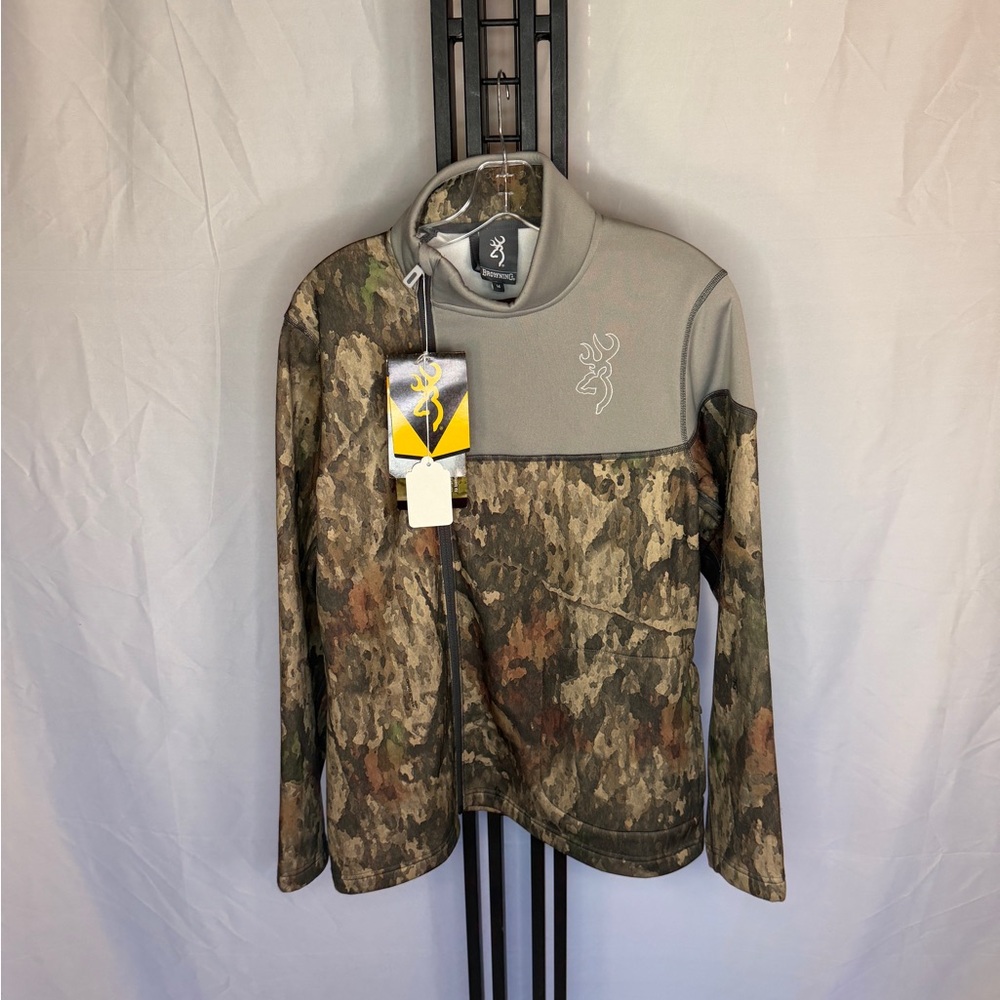 Browning Camouflage Field Jacket - Gray‎ and Brown